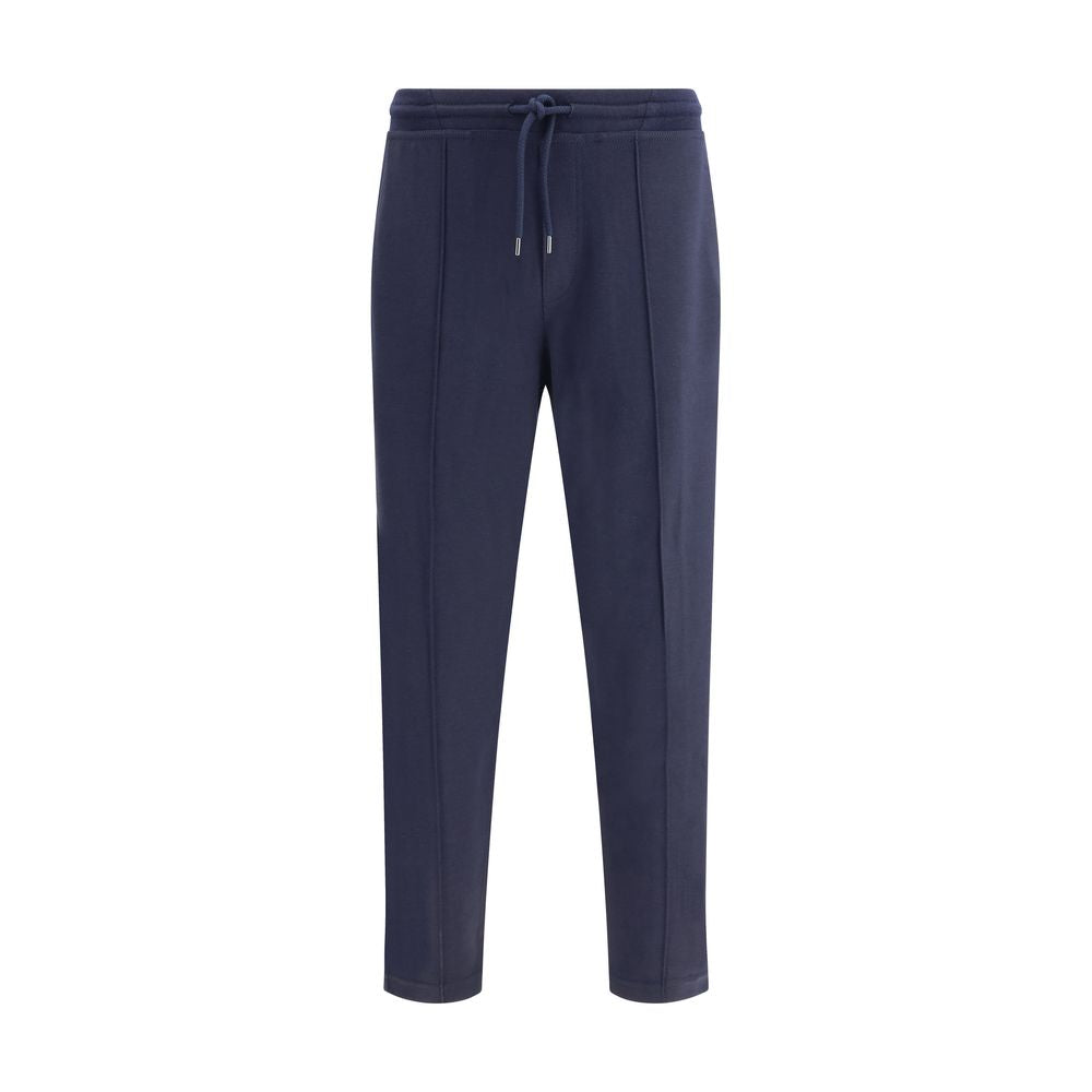 Blue Cashmere Athletic Pants - ventzia