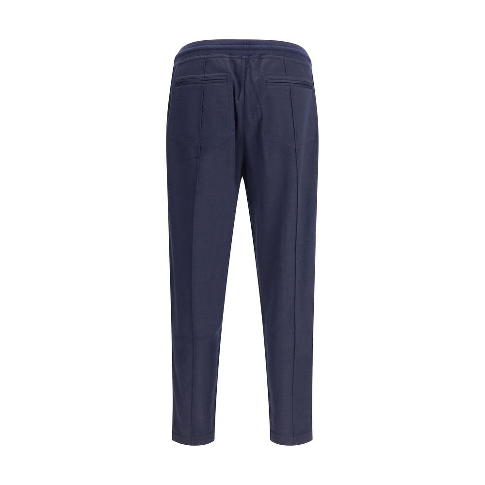 Blue Cashmere Athletic Pants - ventzia