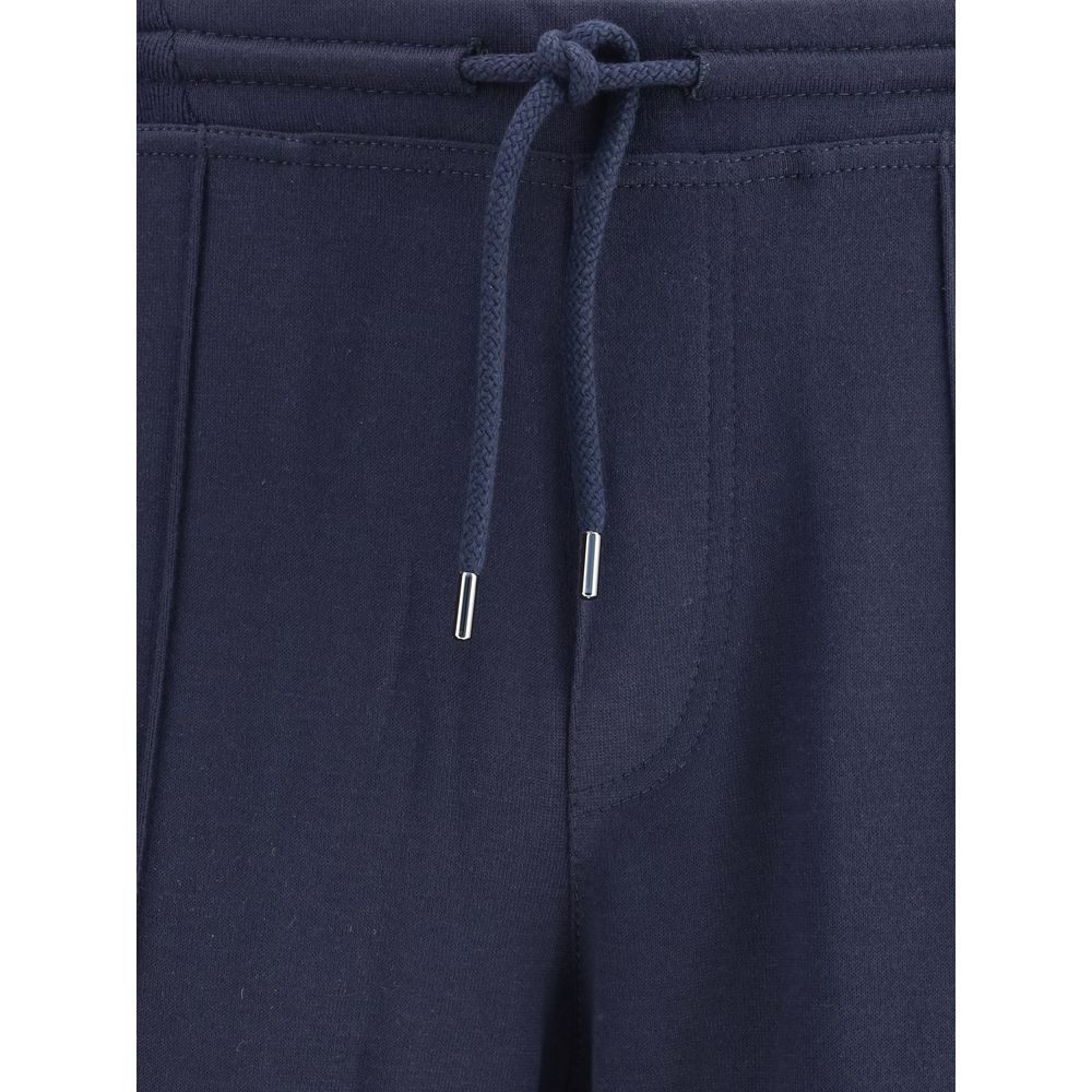 Blue Cashmere Athletic Pants - ventzia