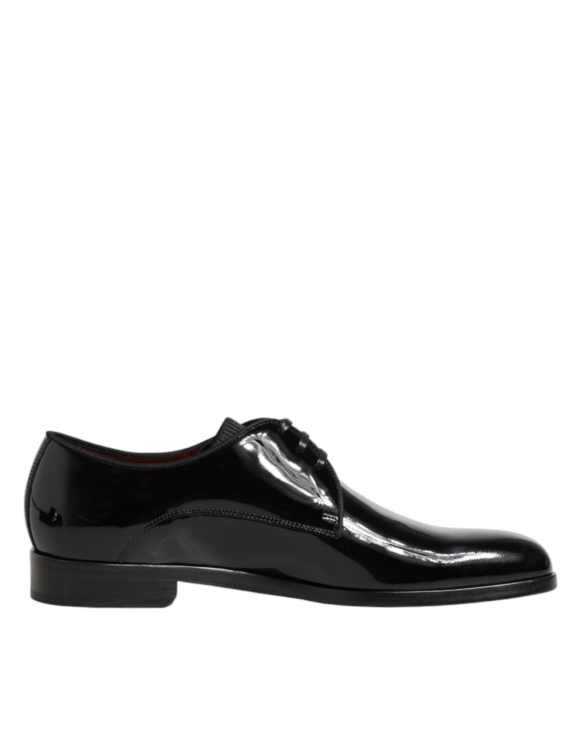 Black Calfskin Leather Derby Dress Shoes