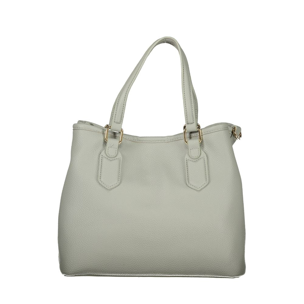Grigio Polyurethane Women Handbag - ventzia