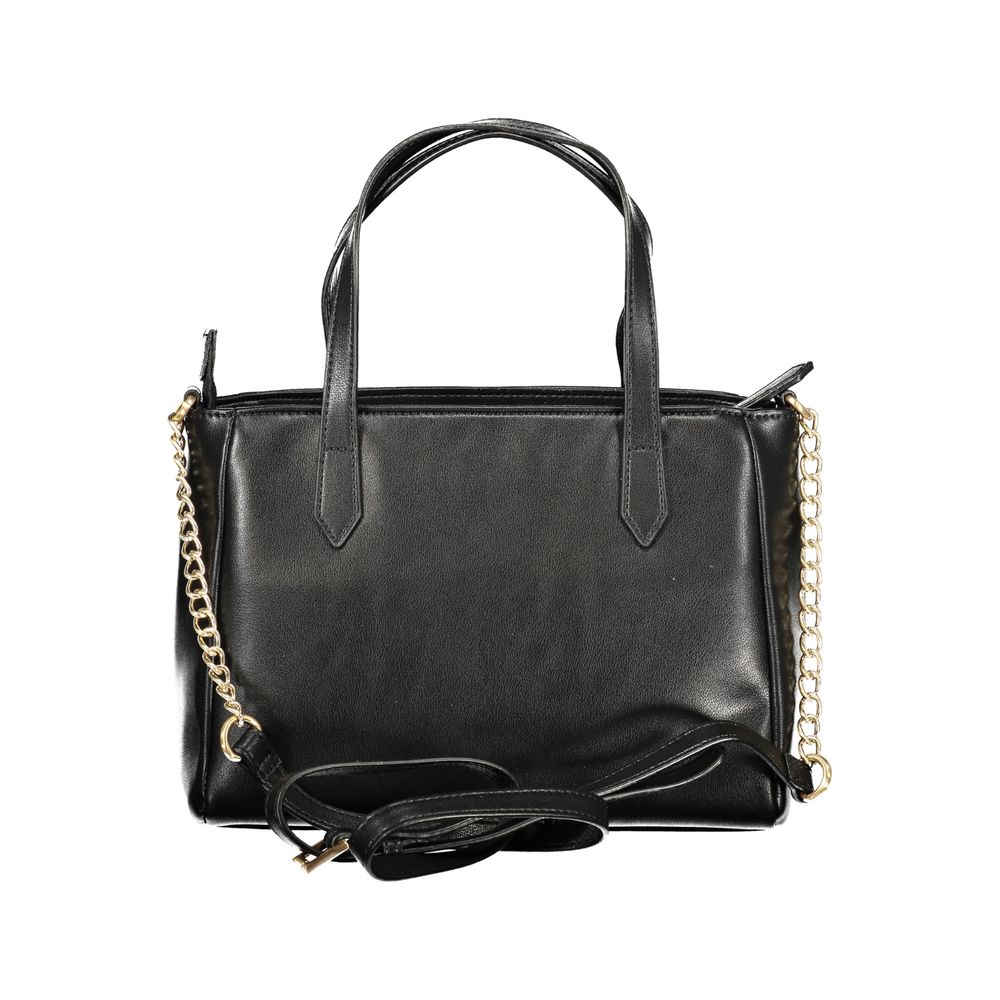 Nero Poliuretano Woman Handbag - ventzia
