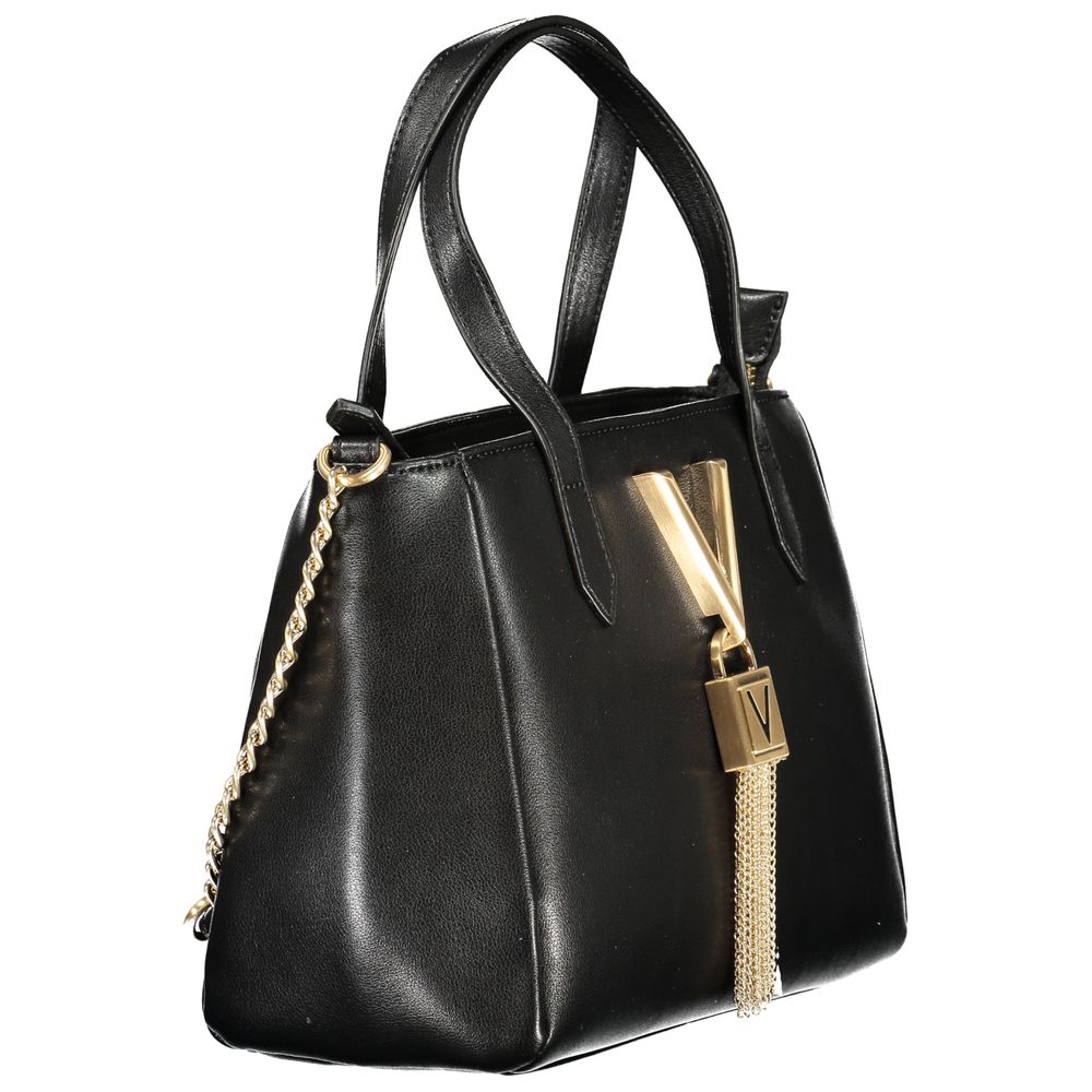 Nero Poliuretano Woman Handbag - ventzia
