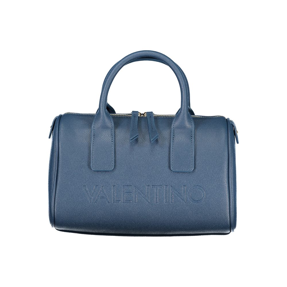 Blu Polyurethane Woman Handbag - ventzia