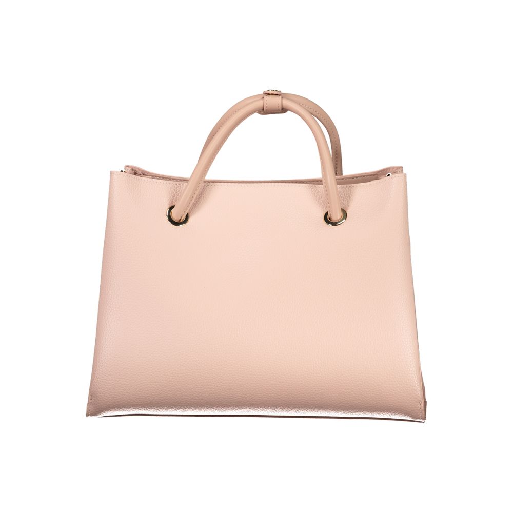 Pink Polyethylene Handbag
