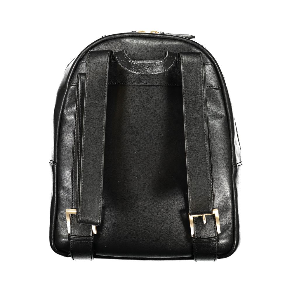 Nero Poliuretano Women Backpack - ventzia