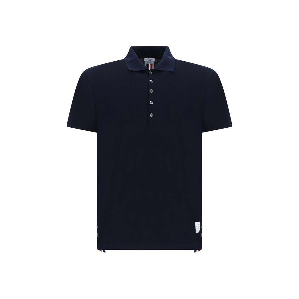 Blue Cotton Polo Shirt - ventzia