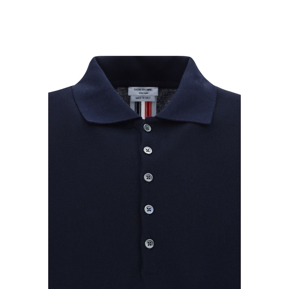 Blue Cotton Polo Shirt - ventzia