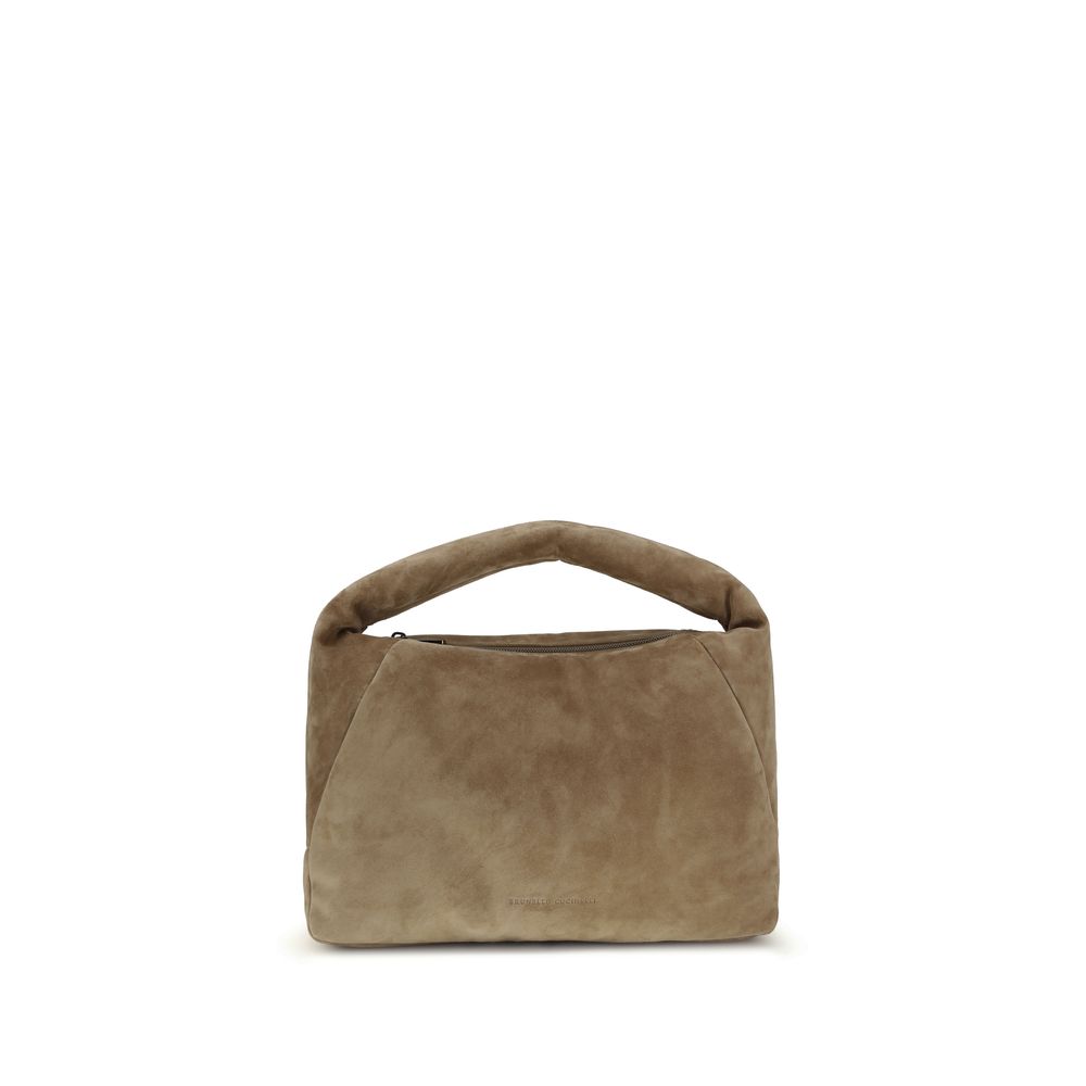Beige Calf Leather Bos Taurus Shoulder Bag - ventzia