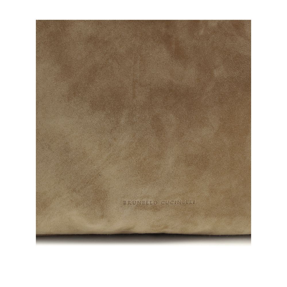 Beige Calf Leather Bos Taurus Shoulder Bag - ventzia