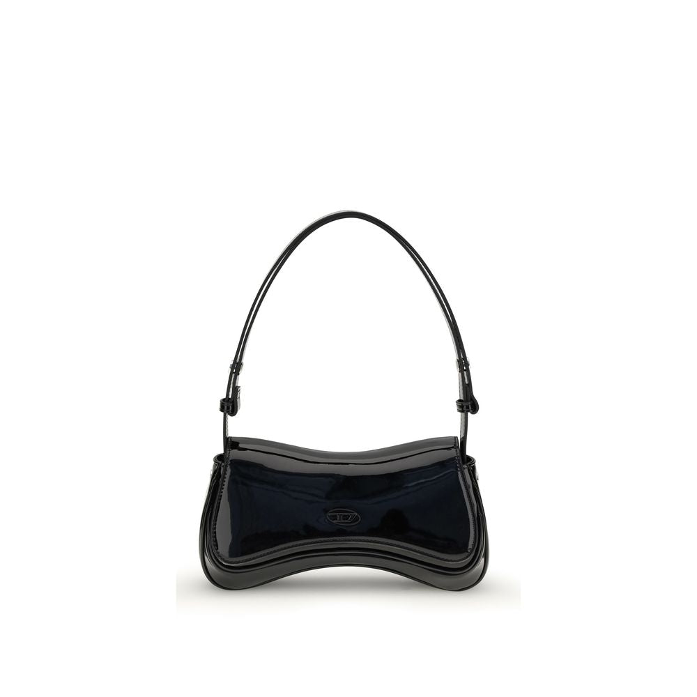 Black Polyethylene Shoulder Bag