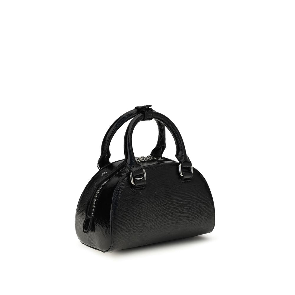 Black Calf Leather Bos Taurus Shoulder Bag