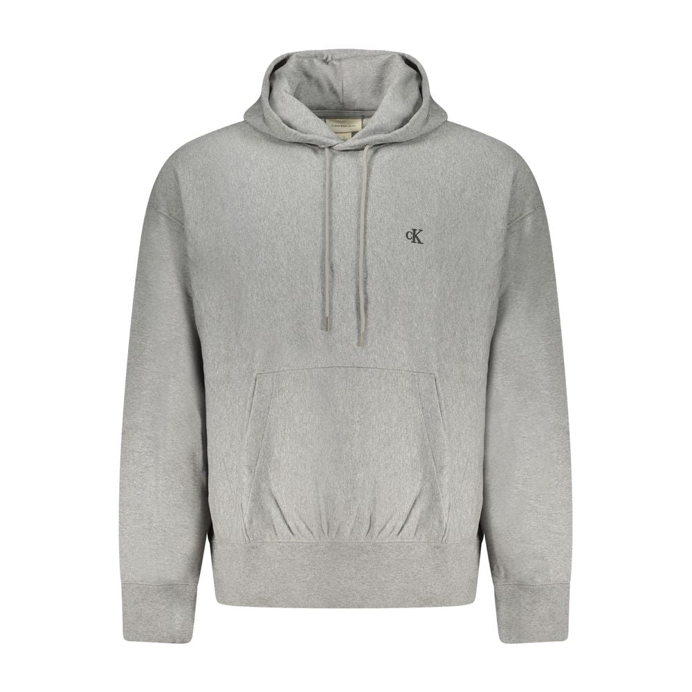 Gray Cotton Men Sweatshirt - ventzia