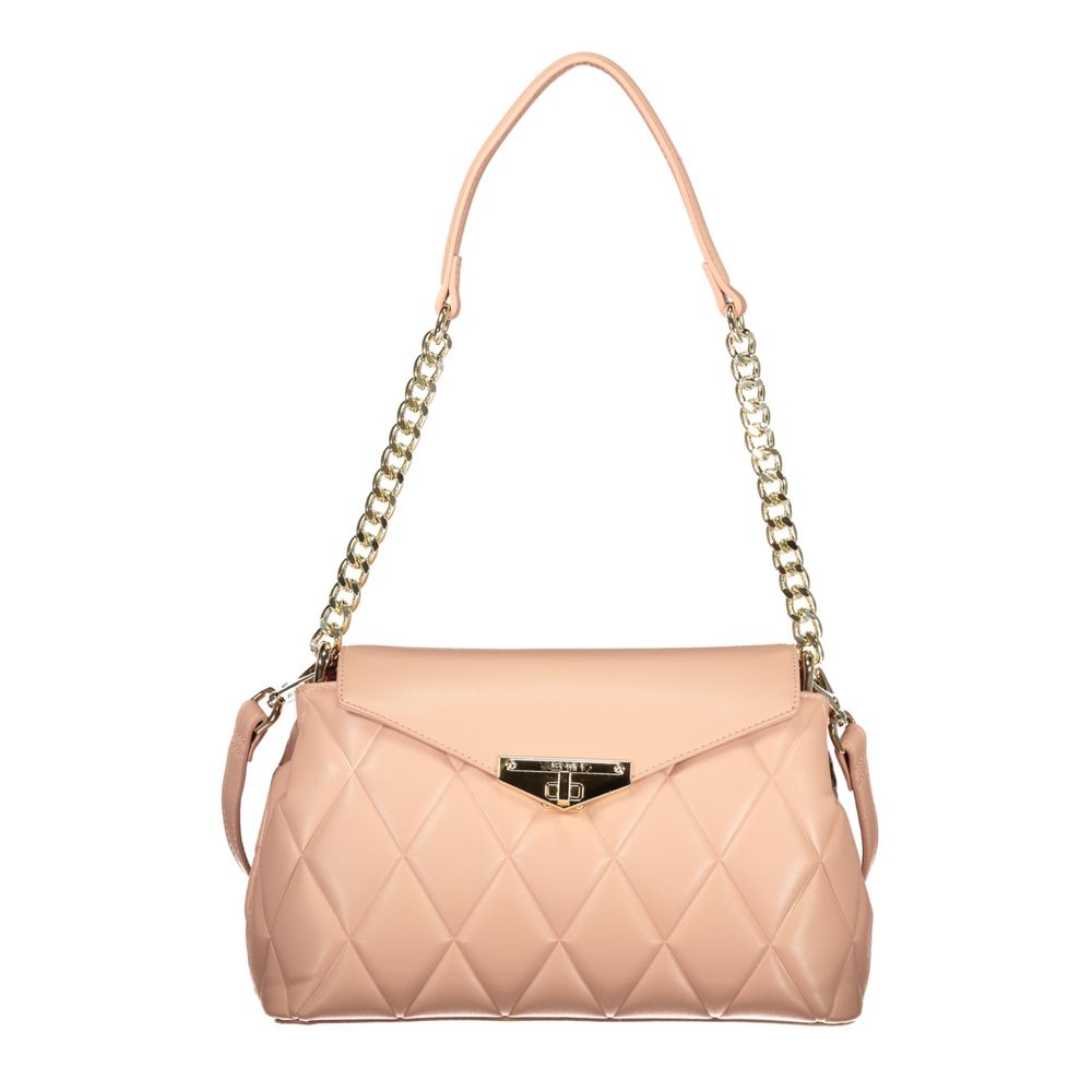 Rosa Poliuretano Women Shoulder Bag - ventzia