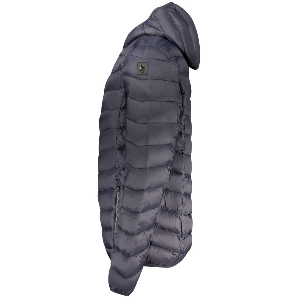 Blue Polyamide Men's Jacket - ventzia