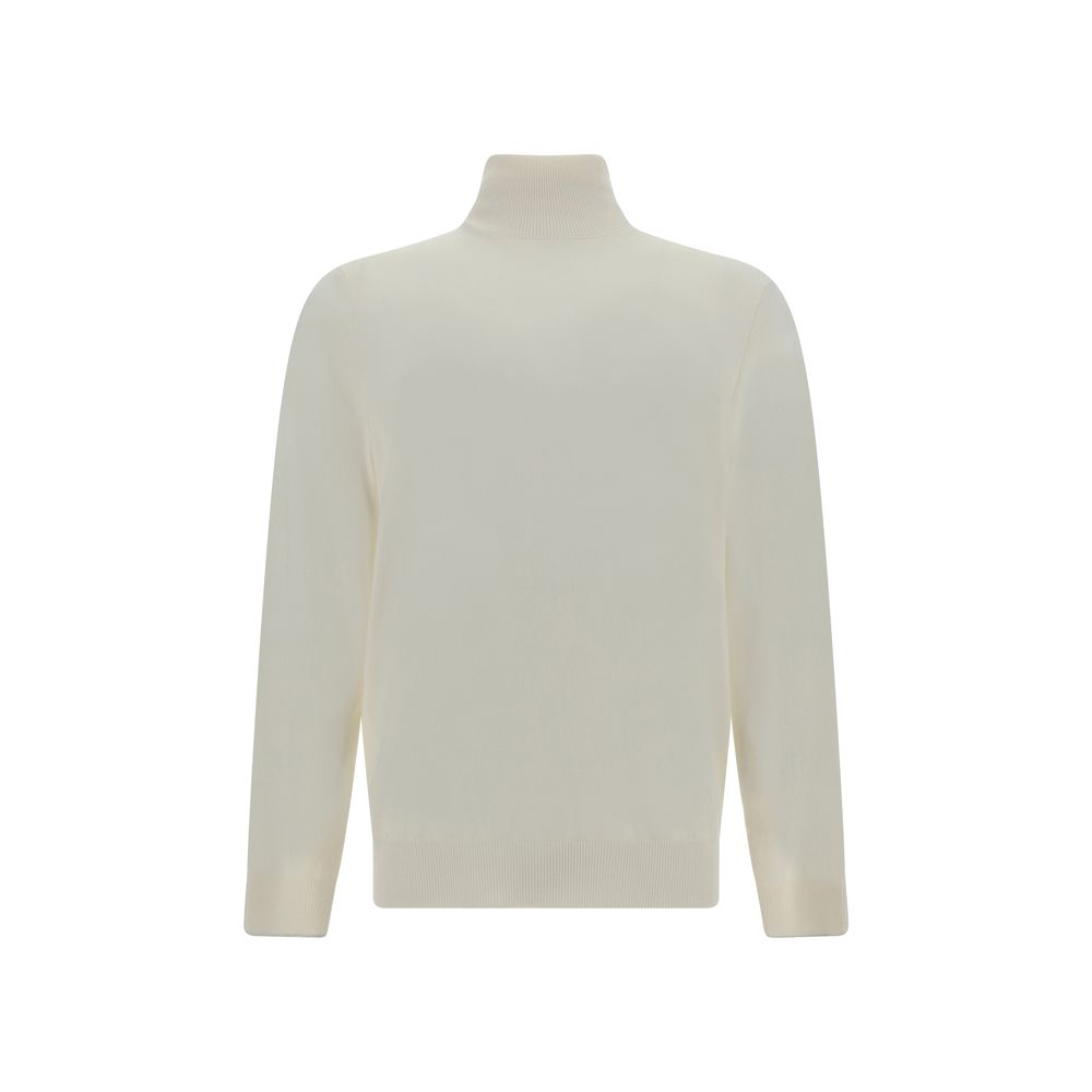 White Cashmere Sweater - ventzia
