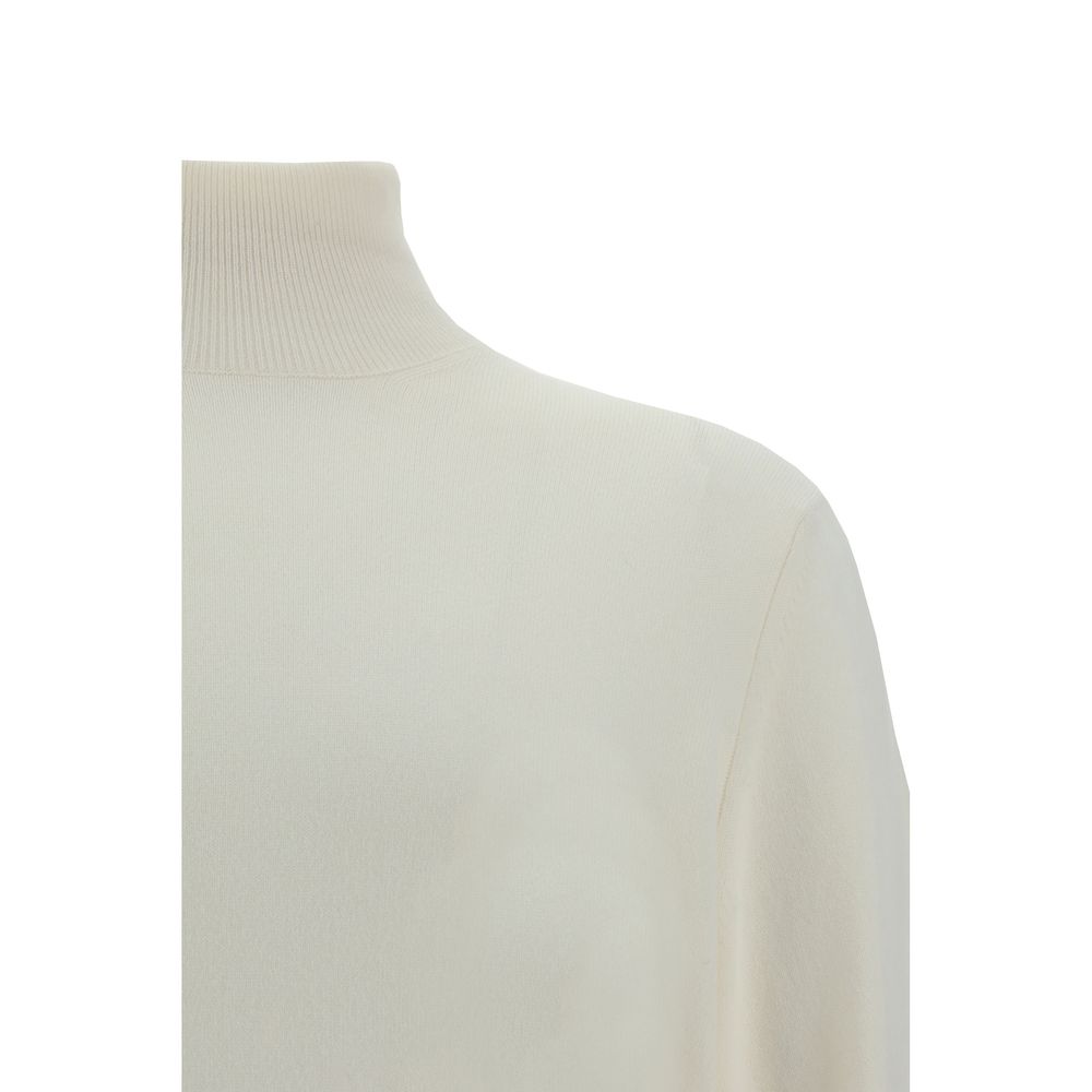 White Cashmere Sweater - ventzia