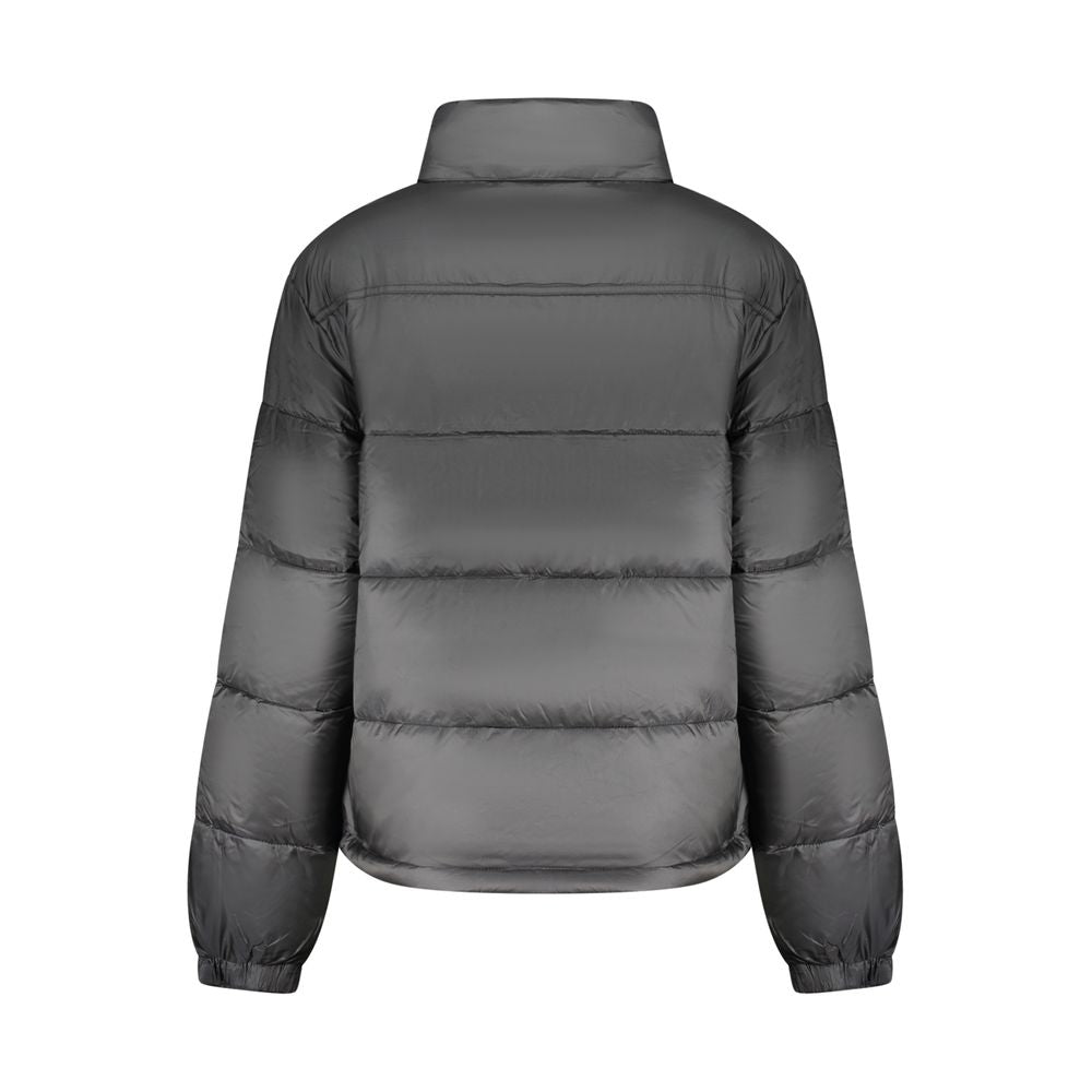 Black Polyester Women Jacket - ventzia