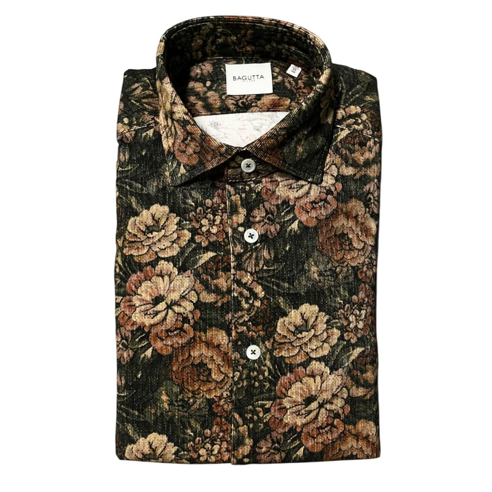 Multicolor Cotton Men's Shirt