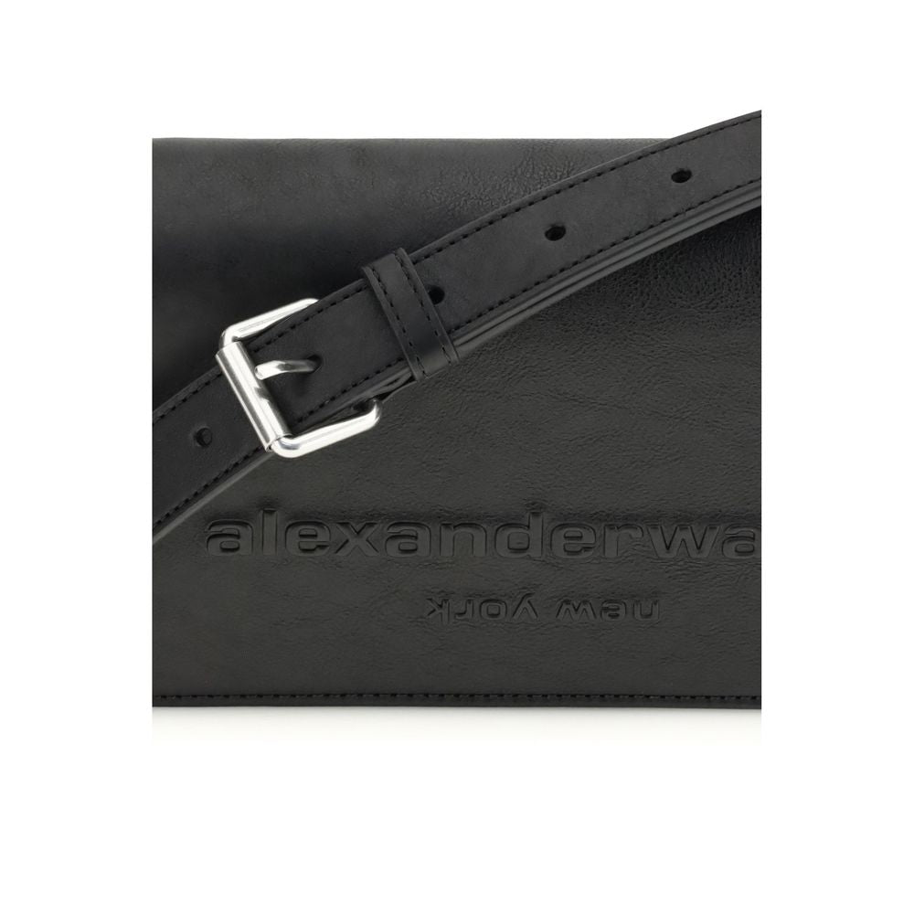 Black Calf Leather Bos Taurus Shoulder Bag - ventzia