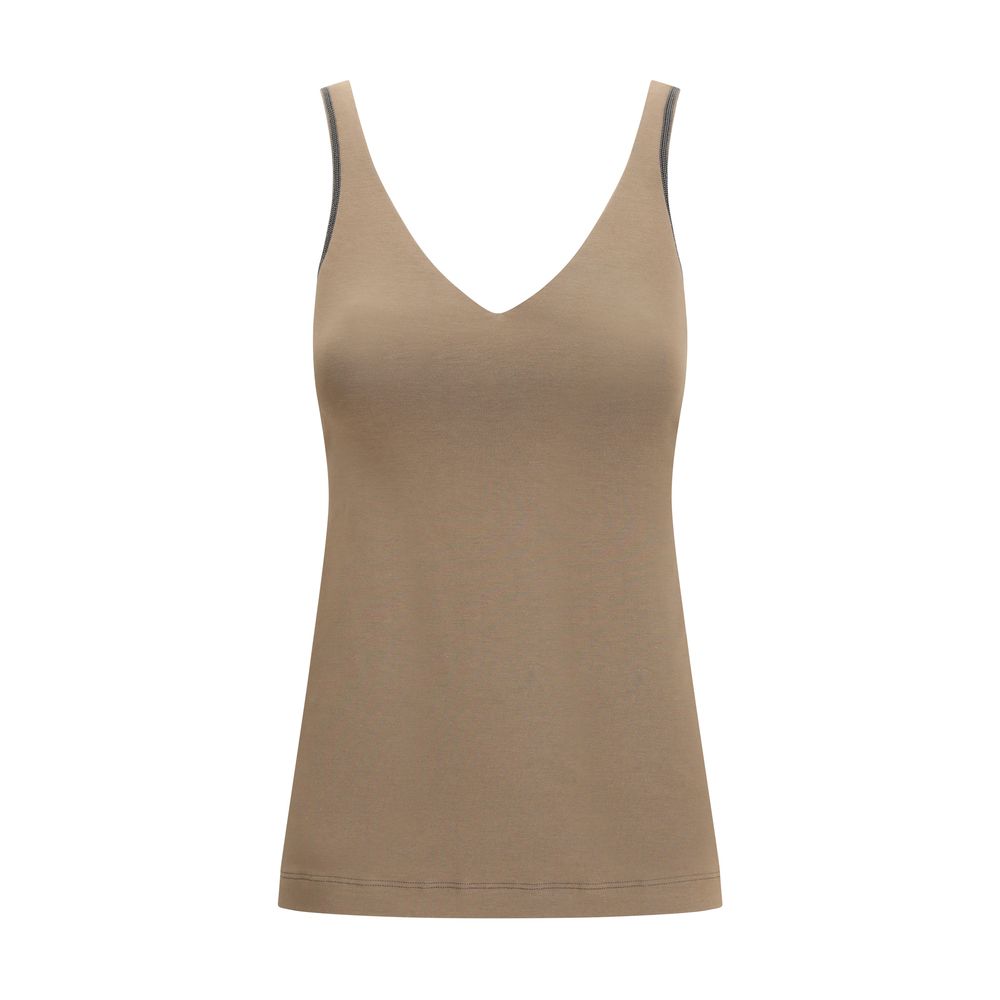 Brown Cotton Top - ventzia