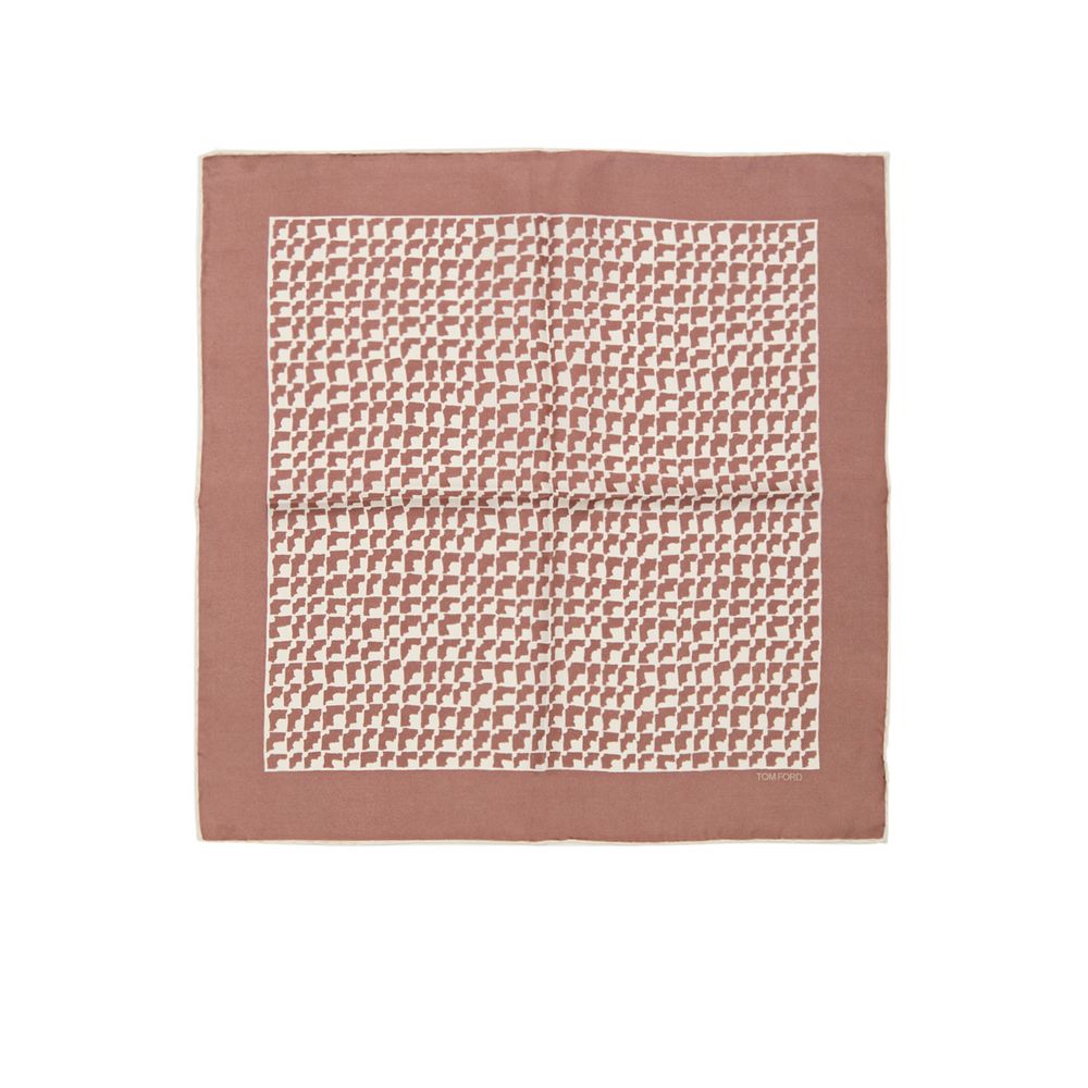 Brown Silk Pocket Square