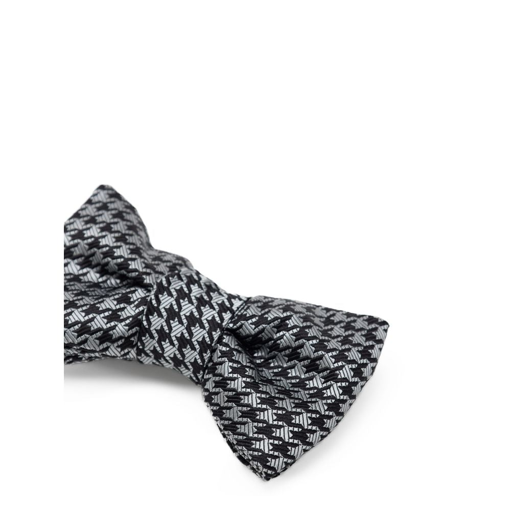 Gray Silk Bowtie