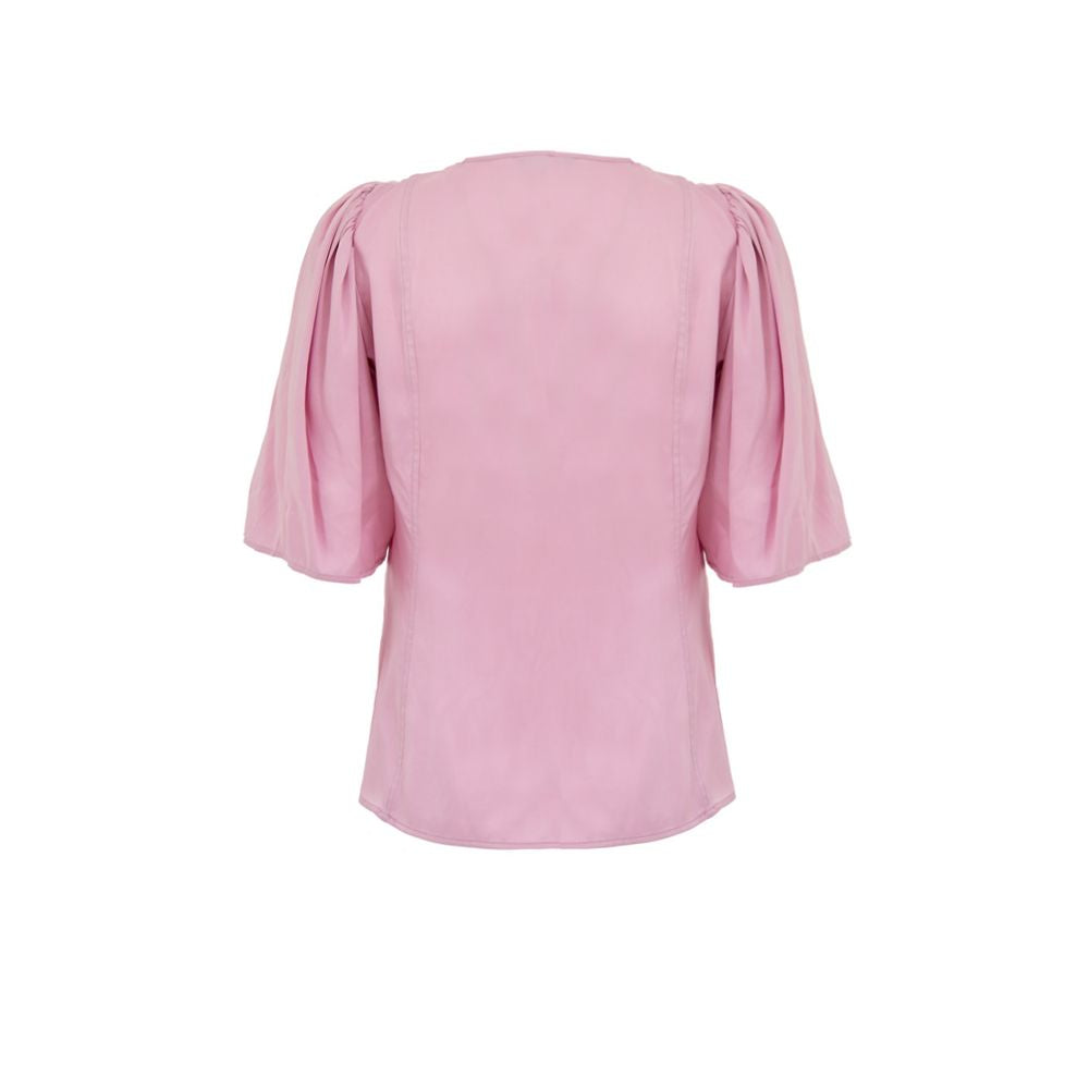 Pink Satin Tank Tops - ventzia