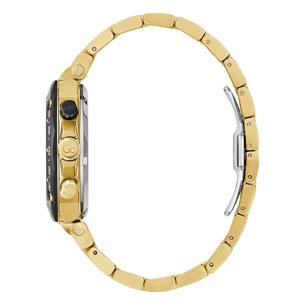 Gold Stainless Steel Sport Watch - ventzia