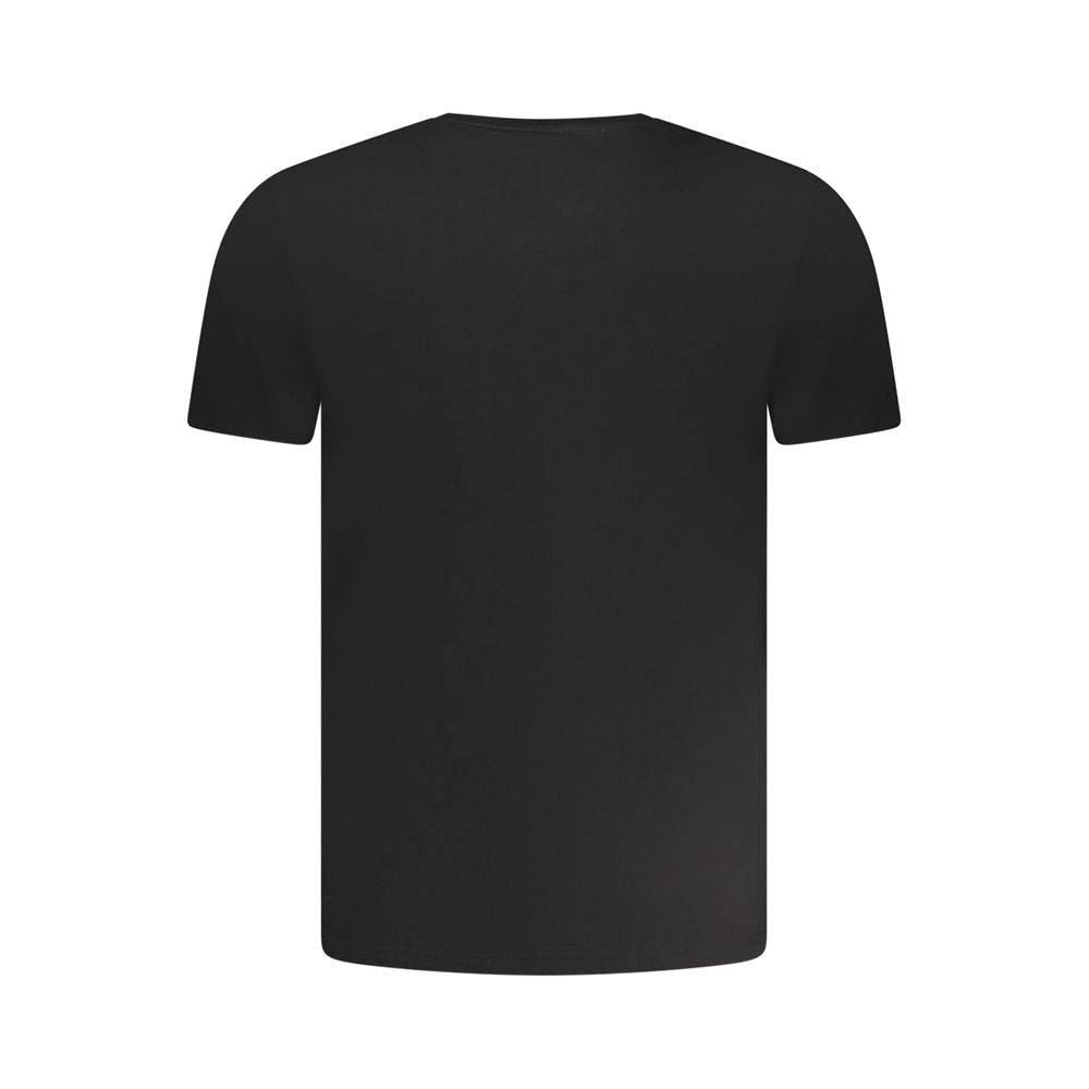 Black Cotton Men's T-Shirt - ventzia