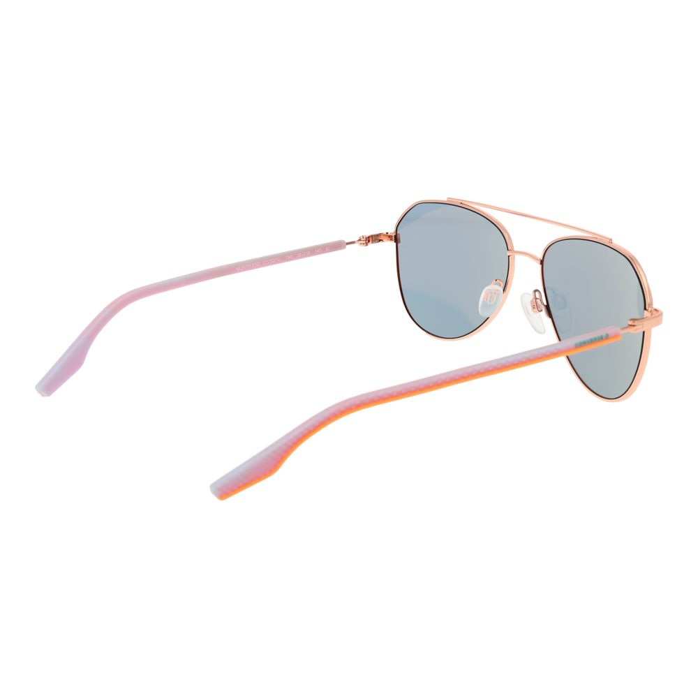 Rose Gold Rubber Sunglasses