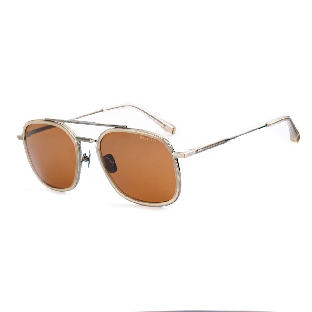 Brown Stainless Steel Sunglasses - ventzia