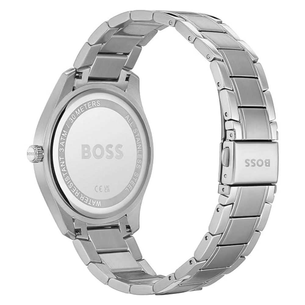 Gray Stainless Steel Dress Watch - ventzia