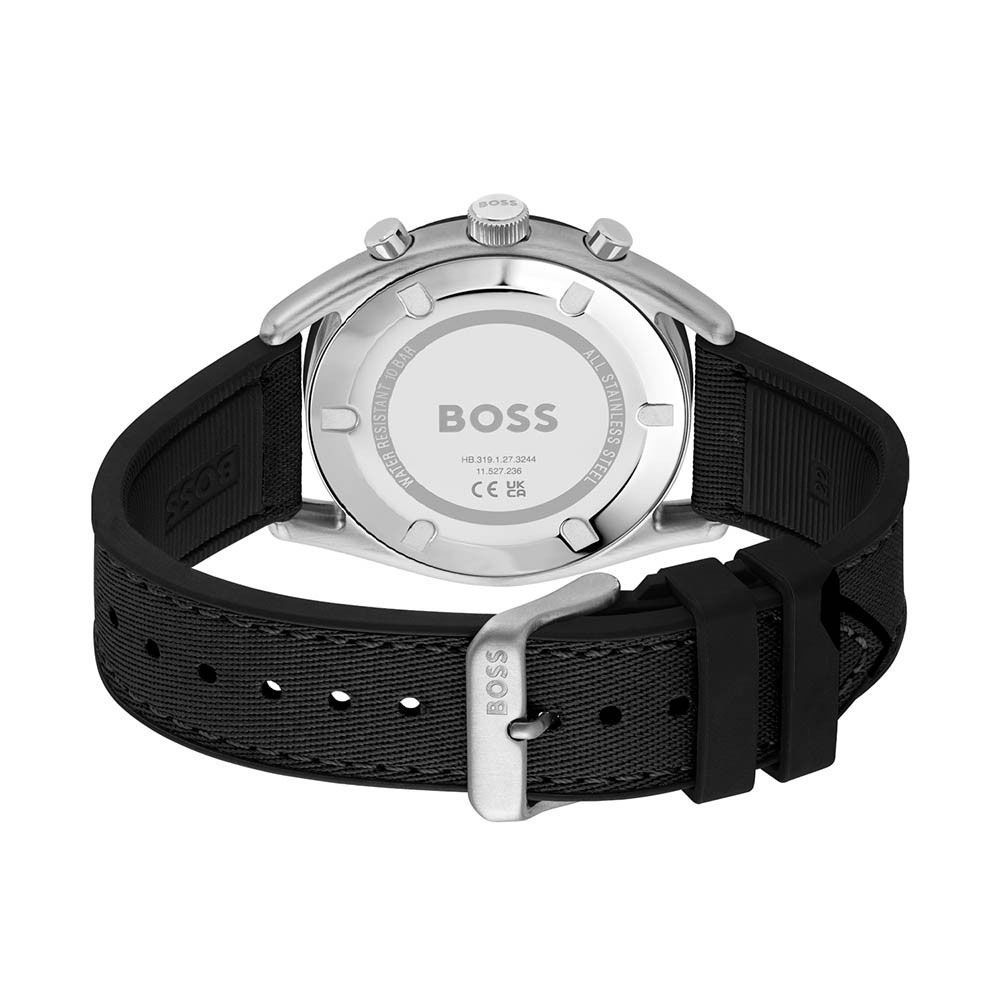 Black Synthetic Dress Watch - ventzia