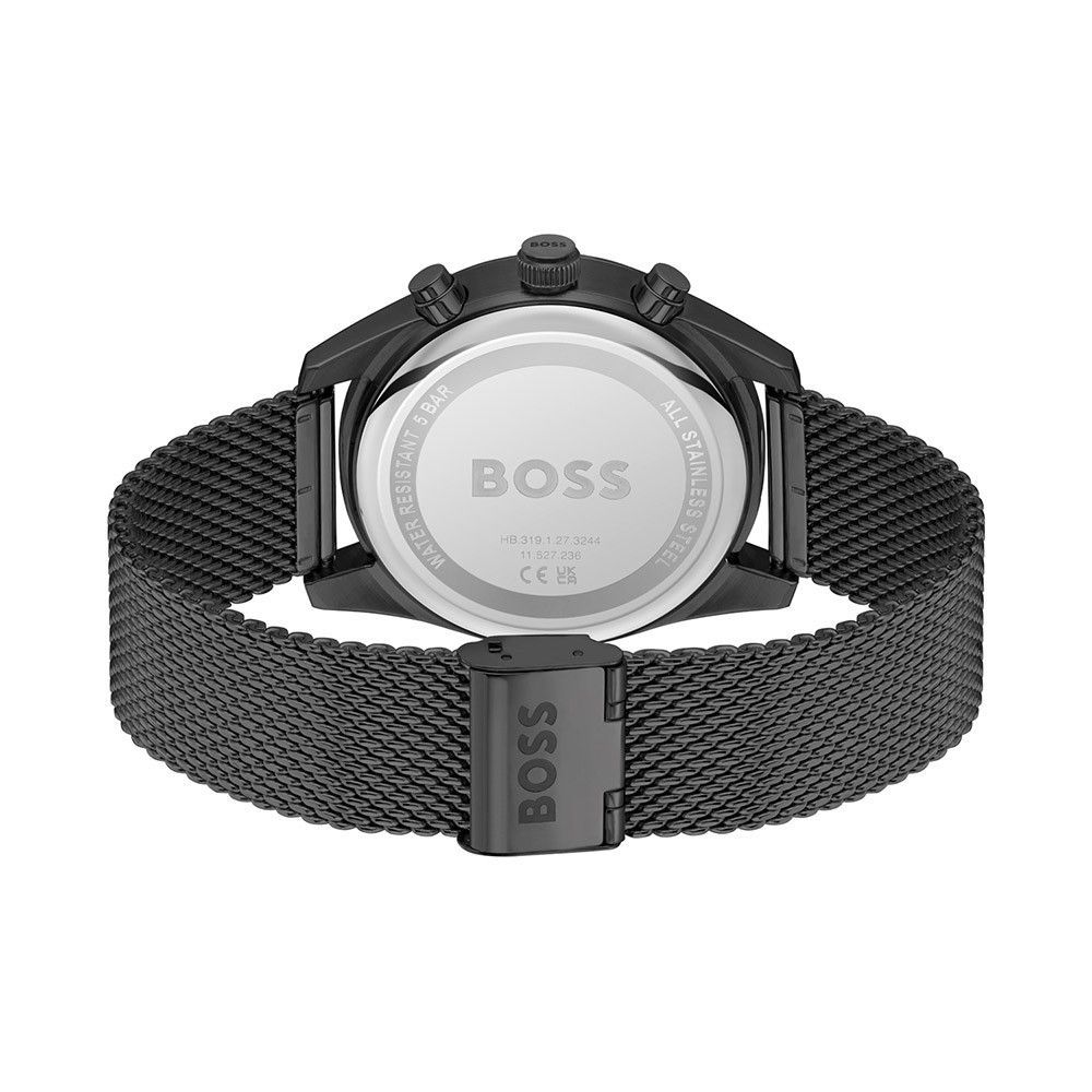 Black Stainless Steel Dress Watch - ventzia