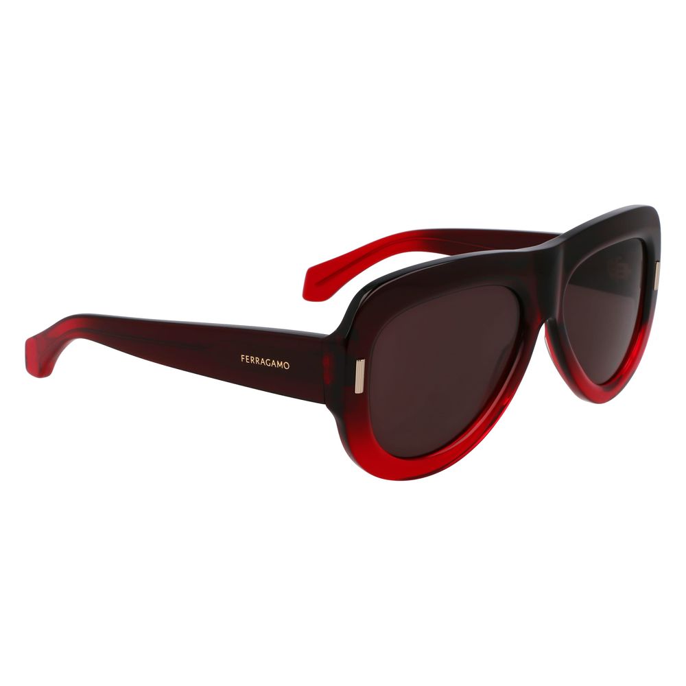 Red Acetate Sunglasses