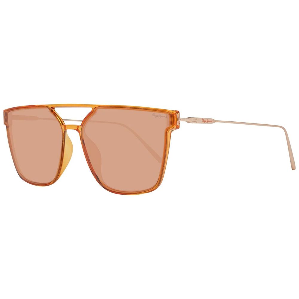 Orange Metal Sunglasses - ventzia