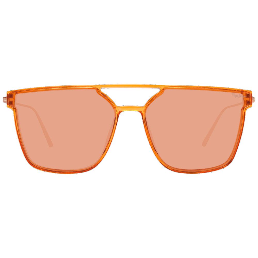 Orange Metal Sunglasses - ventzia