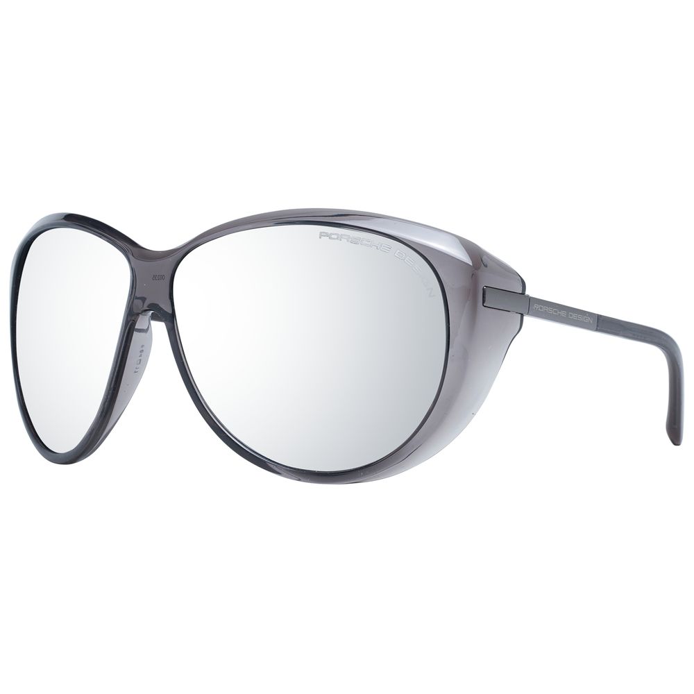 Gray Polyamide Sunglasses - ventzia