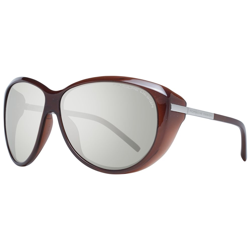 Brown Polyamide Sunglasses - ventzia