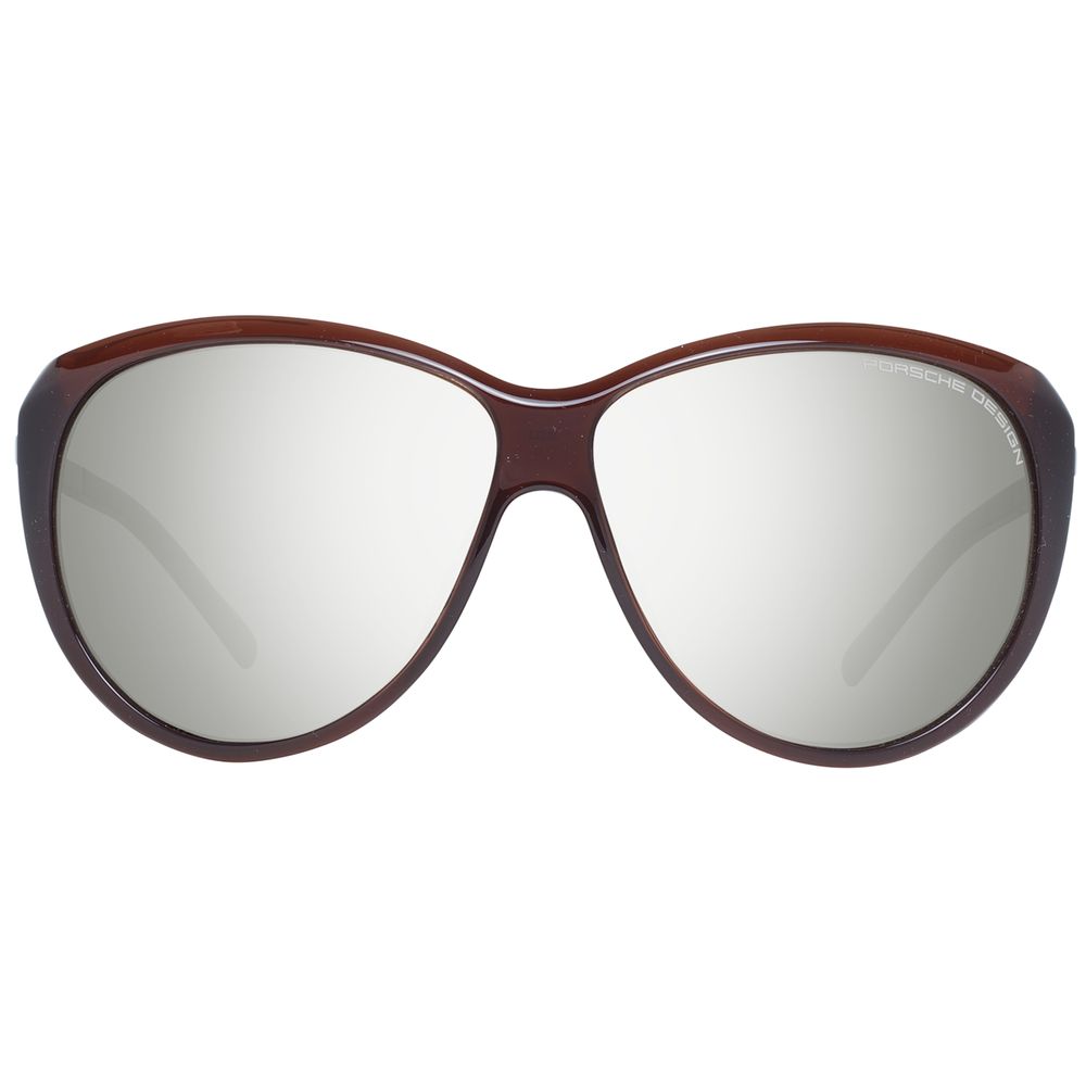 Brown Polyamide Sunglasses - ventzia