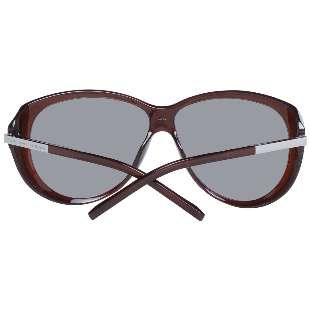 Brown Polyamide Sunglasses - ventzia