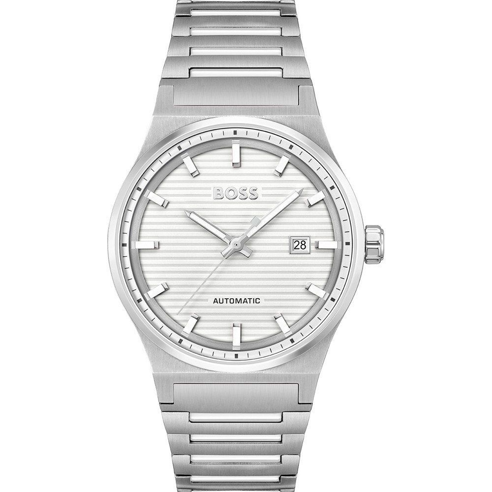 Gray Stainless Steel Dress Watch - ventzia
