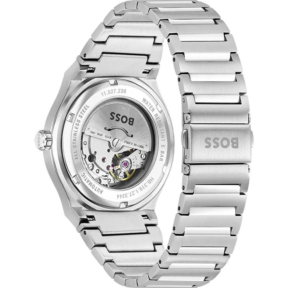 Gray Stainless Steel Dress Watch - ventzia