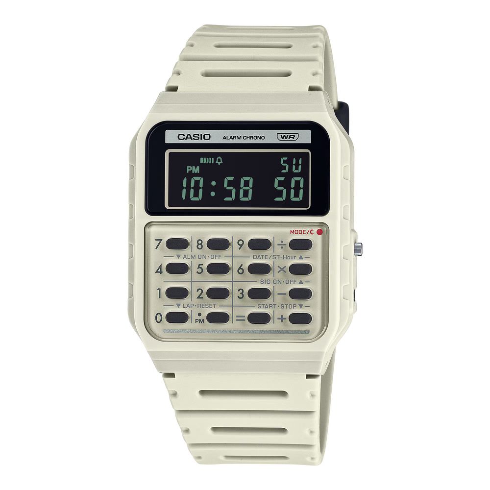 Beige Resin Digital Watch - ventzia