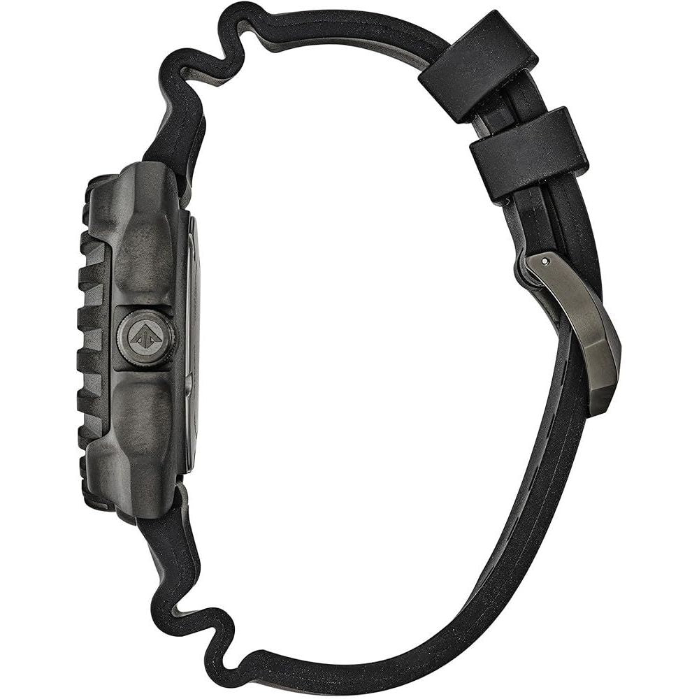 Black Polyethylene Sport Watch - ventzia