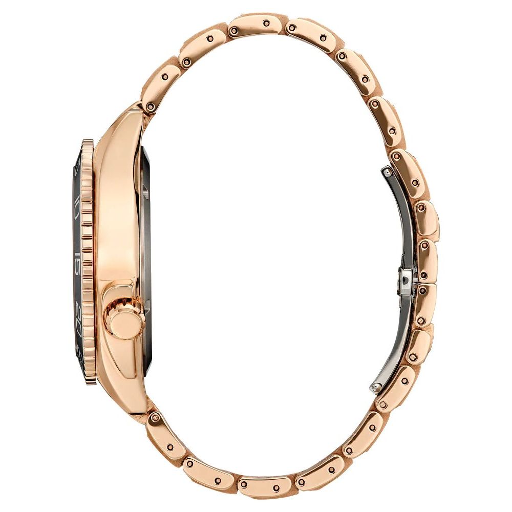 Gold Stainless Steel Dress Watch - ventzia