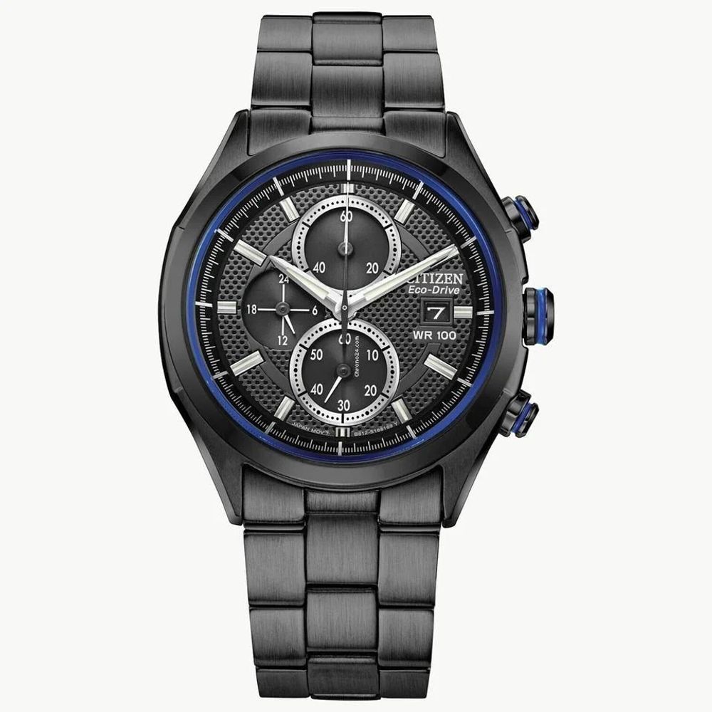 Black Stainless Steel Sport Watch - ventzia