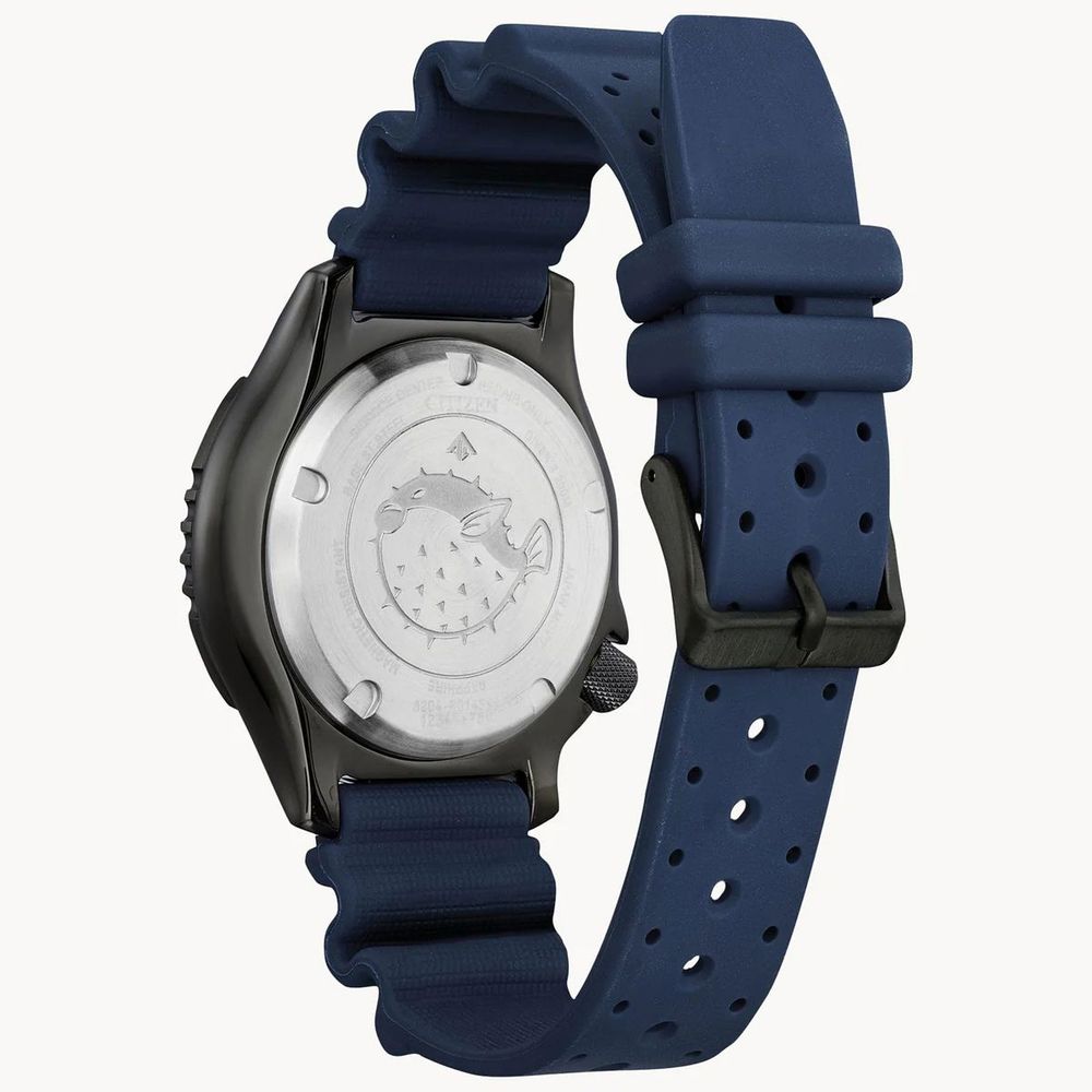 Blue Polyethylene Sport Watch - ventzia