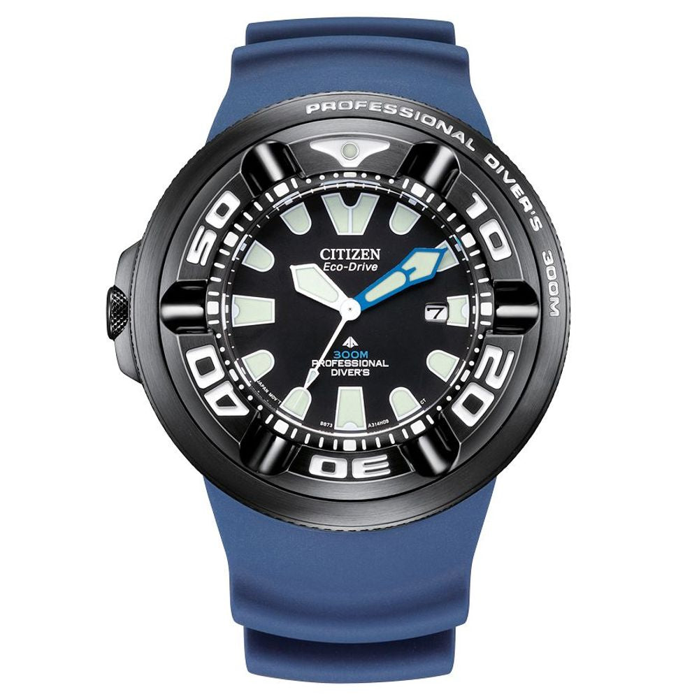 Blue Rubber Sport Watch - ventzia